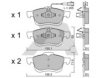 AISIN BPFI-1027 Brake Pad Set, disc brake